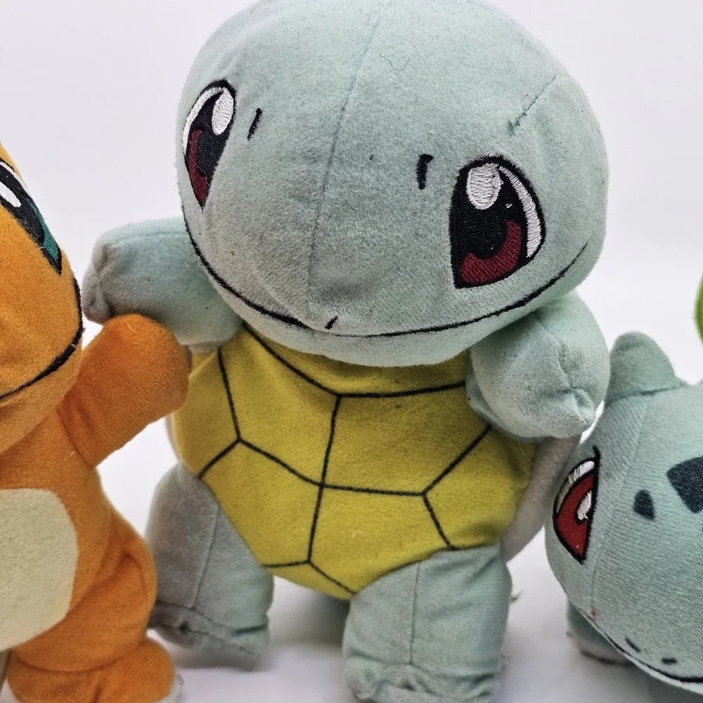 Pokemon Toy Factory Plush Lot of 3 Bulbasaur Squirtle Charizard 2015